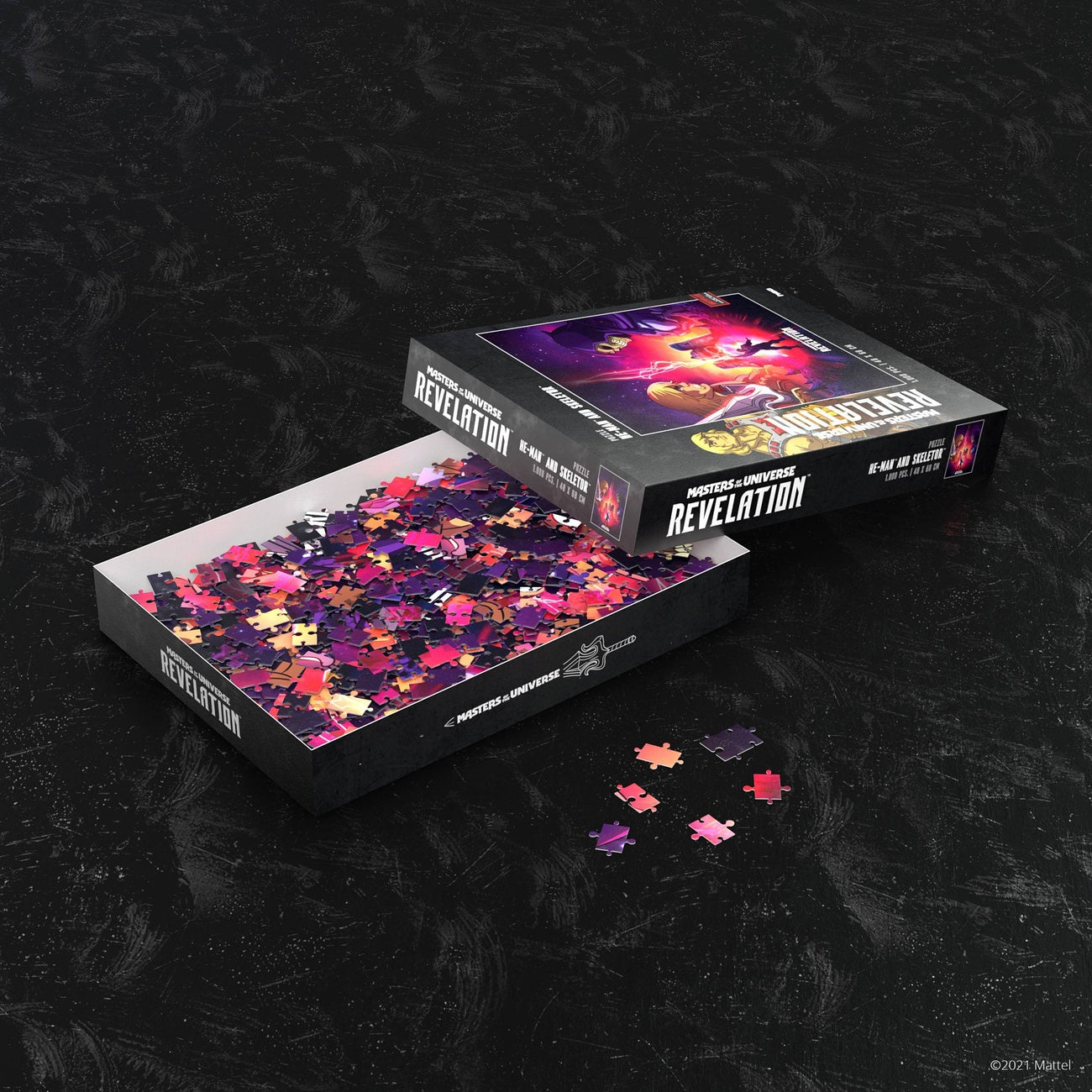 Image produit Masters of the Universe: Revelation™ Puzzle He-Man™ et Skeletor™ (1000 pièces)