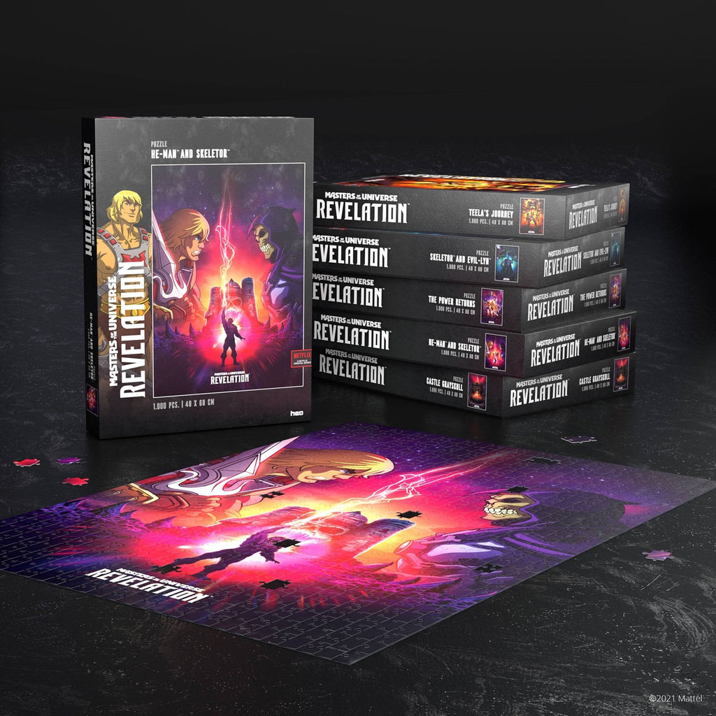 Image produit Masters of the Universe: Revelation™ Puzzle He-Man™ et Skeletor™ (1000 pièces)