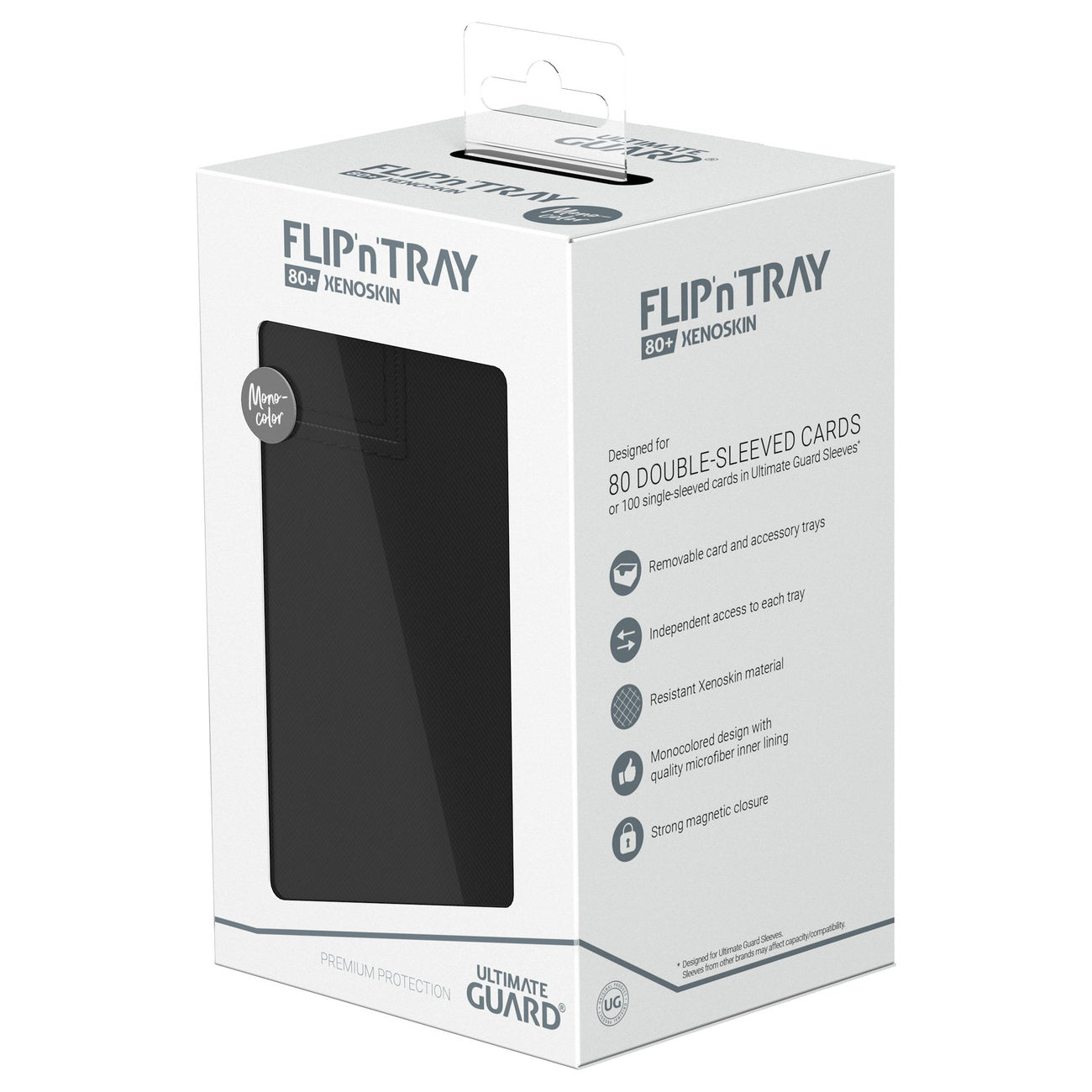 Immagine del prodotto Ultimate Guard Flip'n'Tray 80+ Xenoskin - Nero