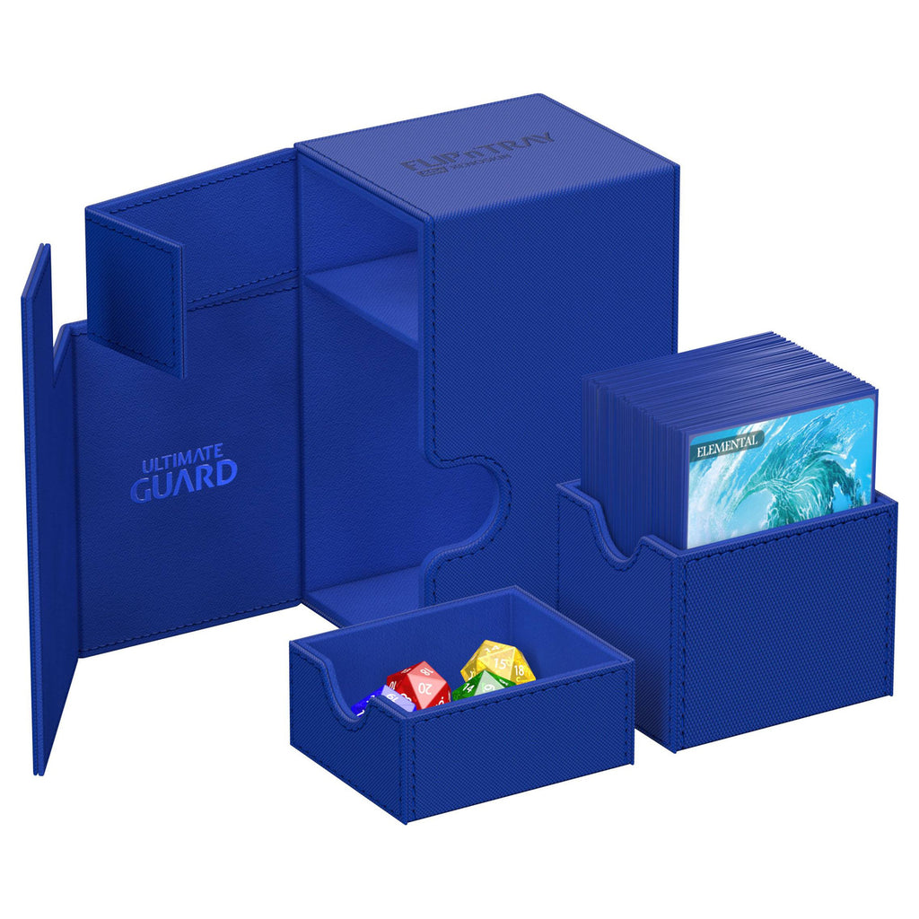 Image produit Ultimate Guard Flip'n'Tray 80+ Xenoskin - Bleu