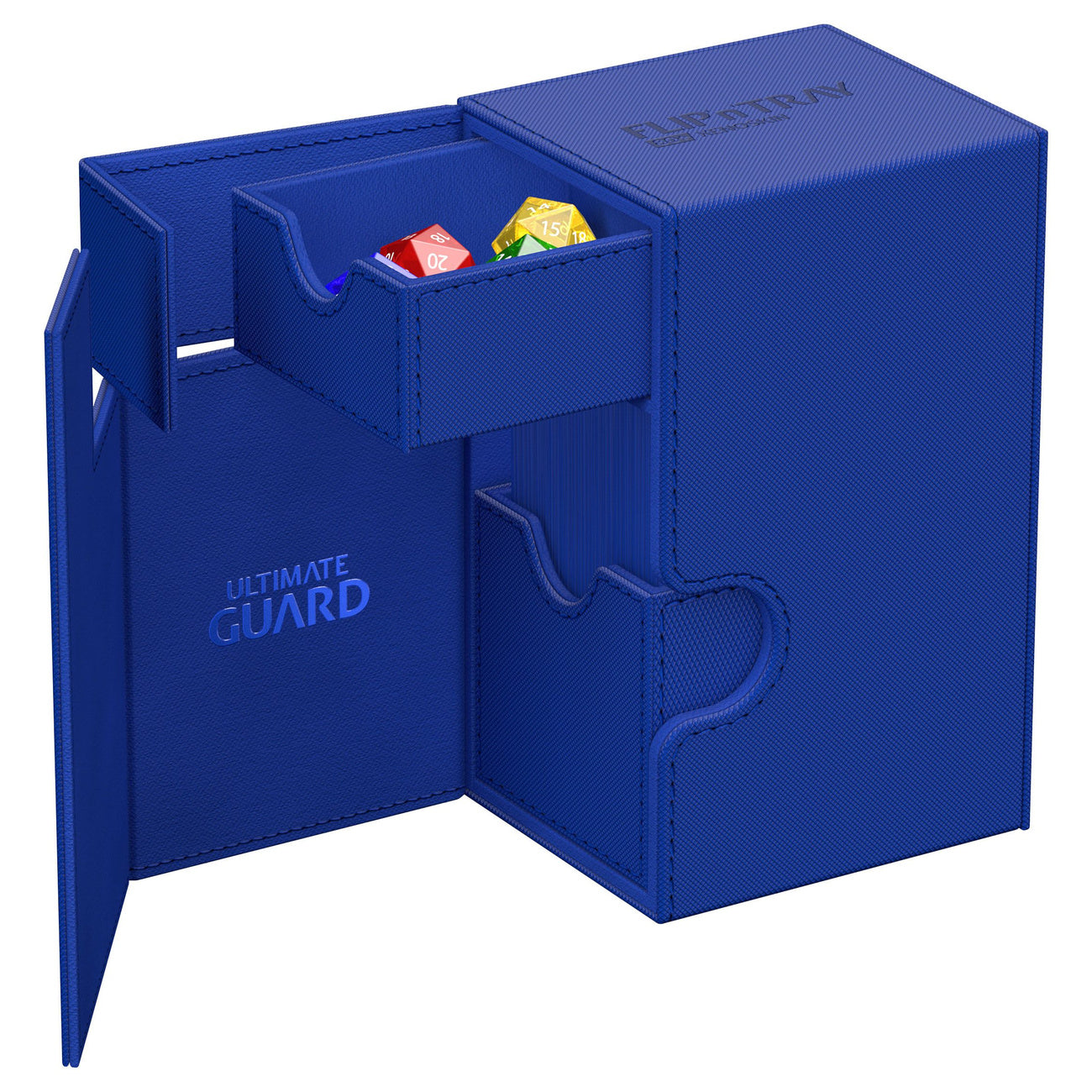 Image produit Ultimate Guard Flip'n'Tray 80+ Xenoskin - Bleu