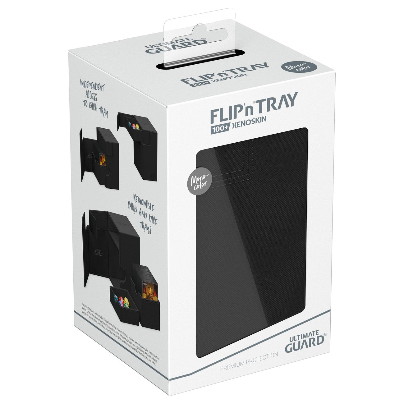 Produktbild Ultimate Guard Flip'n'Tray 100+ Xenoskin - Black