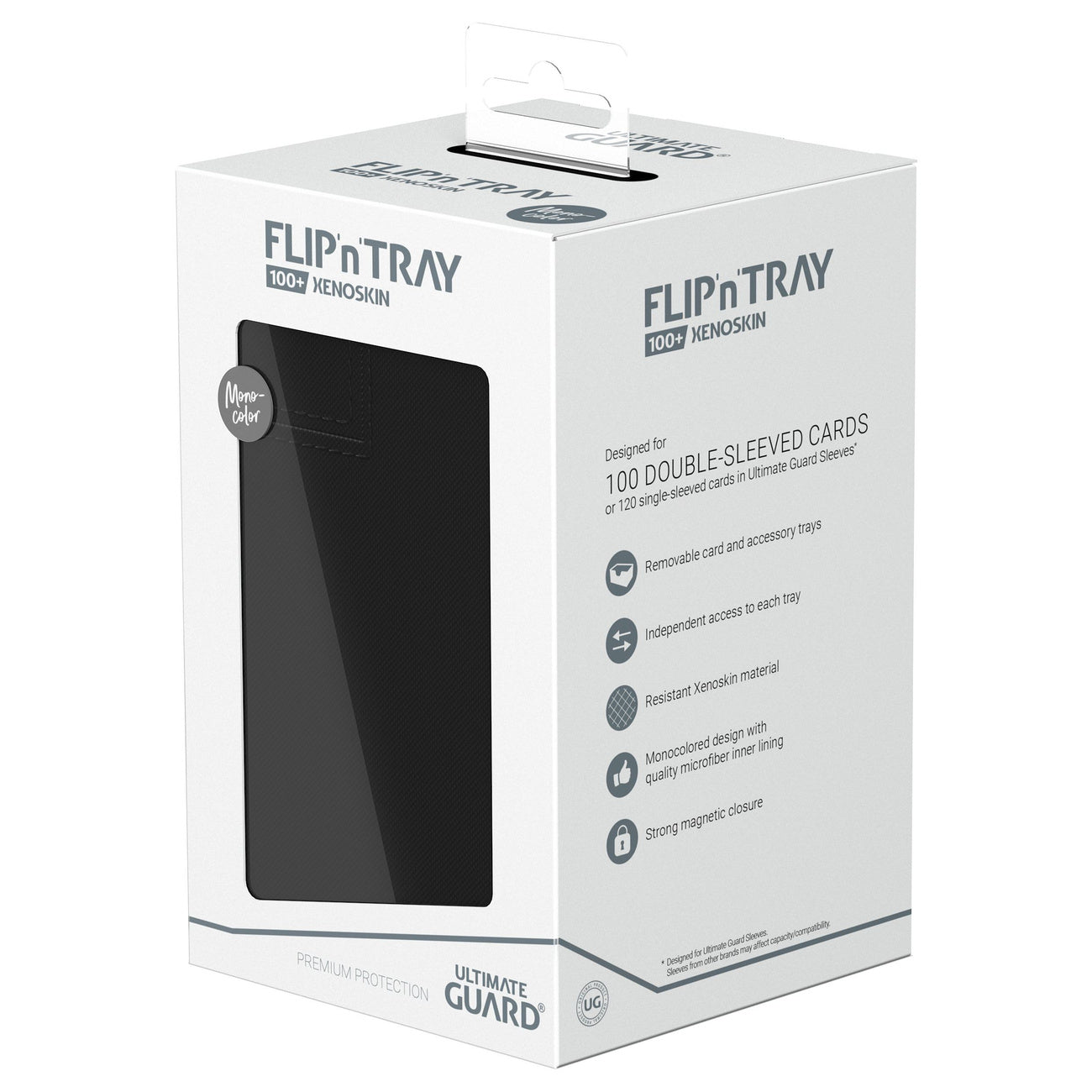 Produktbild Ultimate Guard Flip'n'Tray 100+ Xenoskin - Black