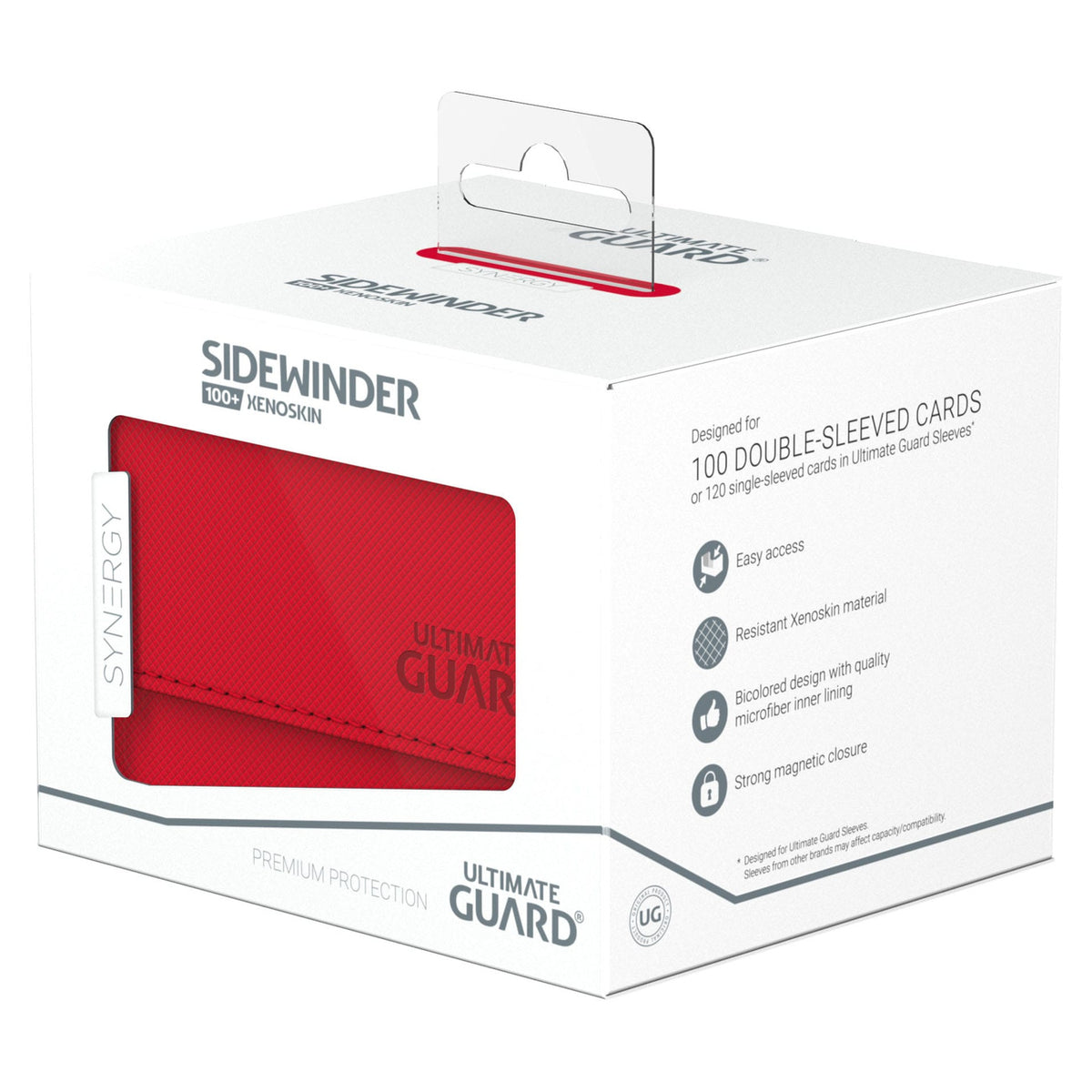 Immagine del prodotto Ultimate Guard Sidewinder 100+ Xenoskin Synergy - Rosso/Bianco