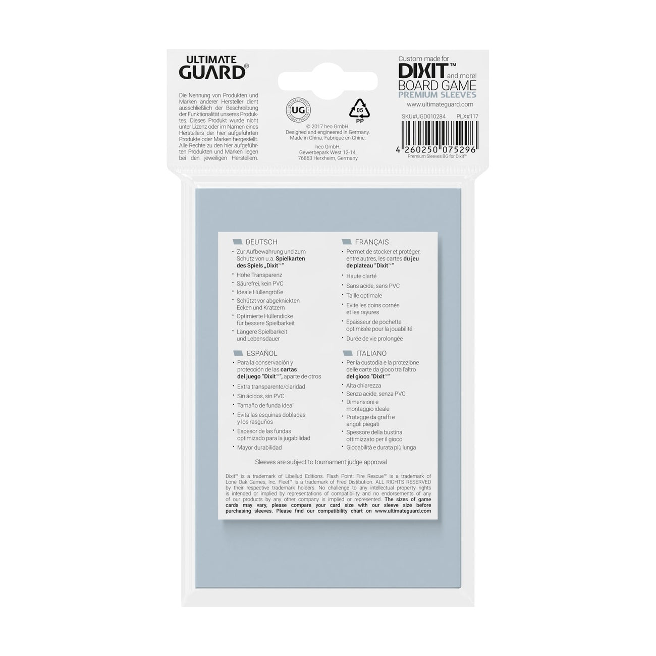 Produktbild Ultimate Guard Board Game Sleeves (90) - Dixit™ and more