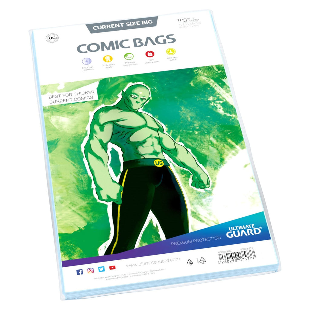 Immagine del prodotto Ultimate Guard Comic Bags Standard (100) - Current Size Big