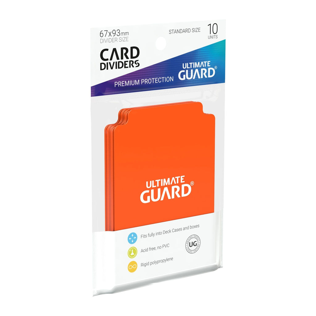Image produit Ultimate Guard Séparateurs de cartes format standard (10) - Orange