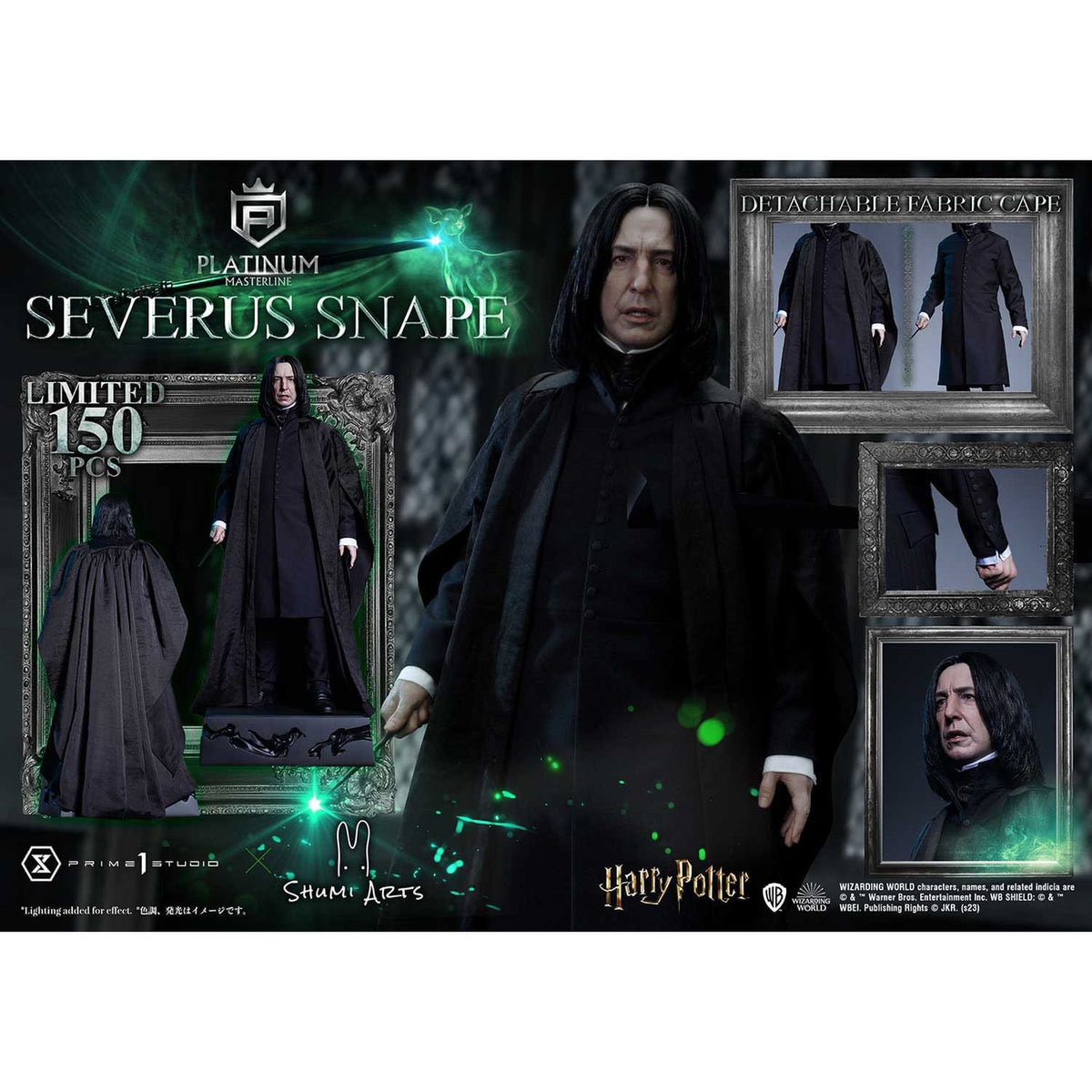 Produktbild Harry Potter Platinum Masterline Series Statue 1/4 Severus Snape 55 cm