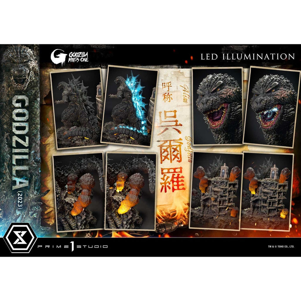 Produktbild Godzilla Minus One Diorama Masterline Series Godzilla 2023 Bonus Version 70 cm