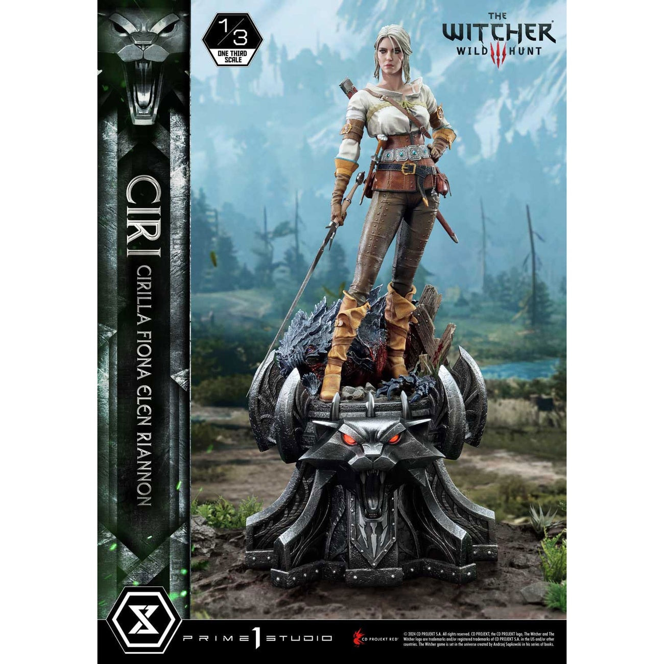 Immagine del prodotto The Witcher 3: Wild Hunt Museum Masterline Statua 1/3 Caccia Selvaggia Ciri Fiona Elen Riannon 81 cm