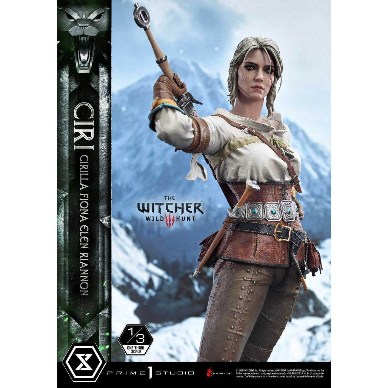 Immagine del prodotto The Witcher 3: Wild Hunt Museum Masterline Statua 1/3 Caccia Selvaggia Ciri Fiona Elen Riannon 81 cm