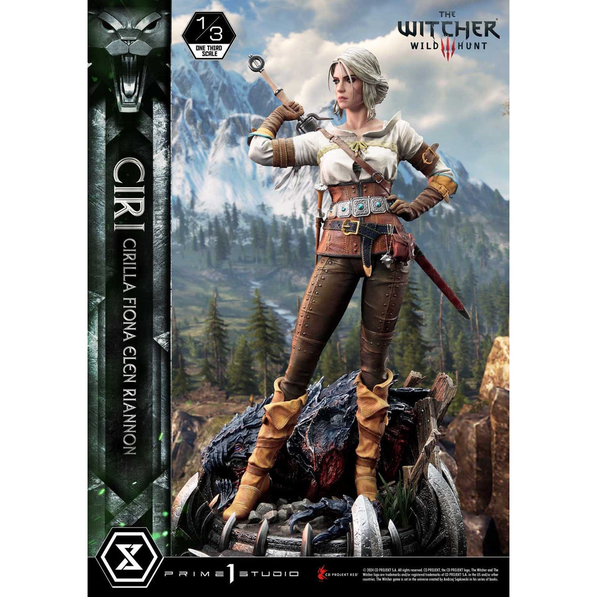 Immagine del prodotto The Witcher 3: Wild Hunt Museum Masterline Statua 1/3 Caccia Selvaggia Ciri Fiona Elen Riannon 81 cm