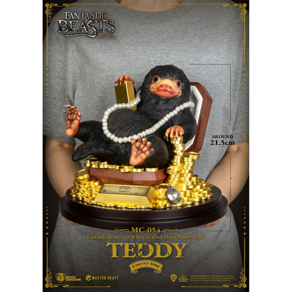 Produktbild Phantastische Tierwesen Master Craft Statue Teddy 21 cm