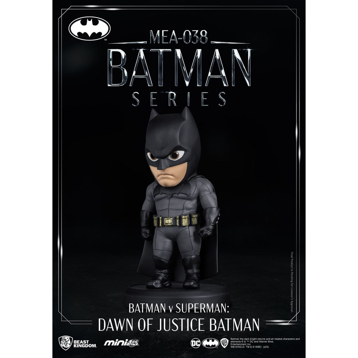 Image produit DC Comics Figurine Mini Egg Attack Batman v Superman : L’Aube de la justice Batman 8 cm
