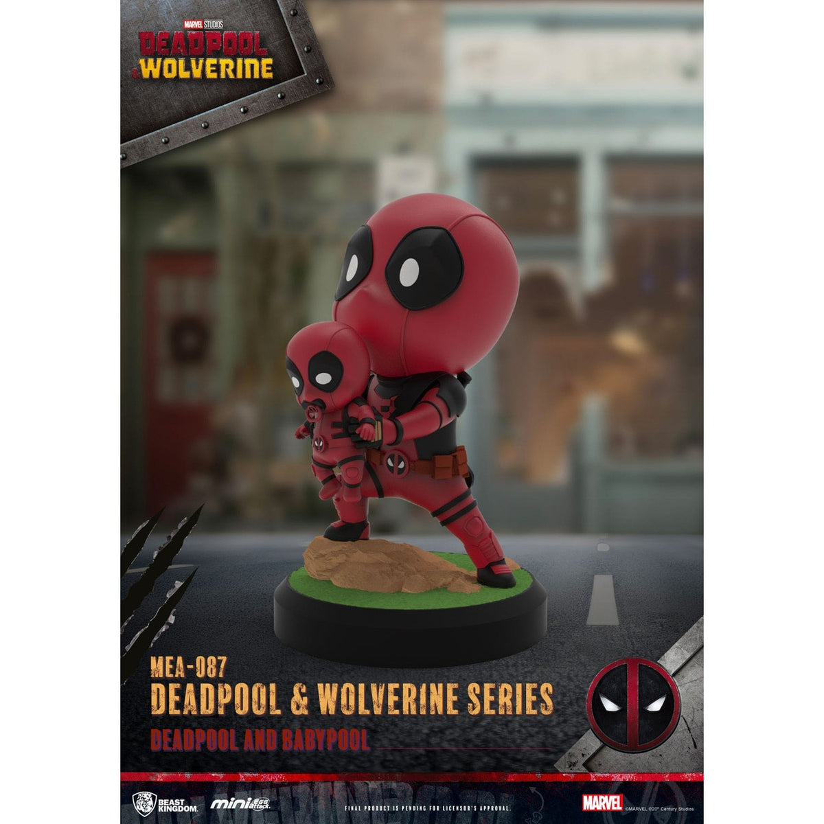 Immagine del prodotto Deadpool 3 Serie Deadpool & Wolverine Set di figure Mini Egg Attack 8 cm