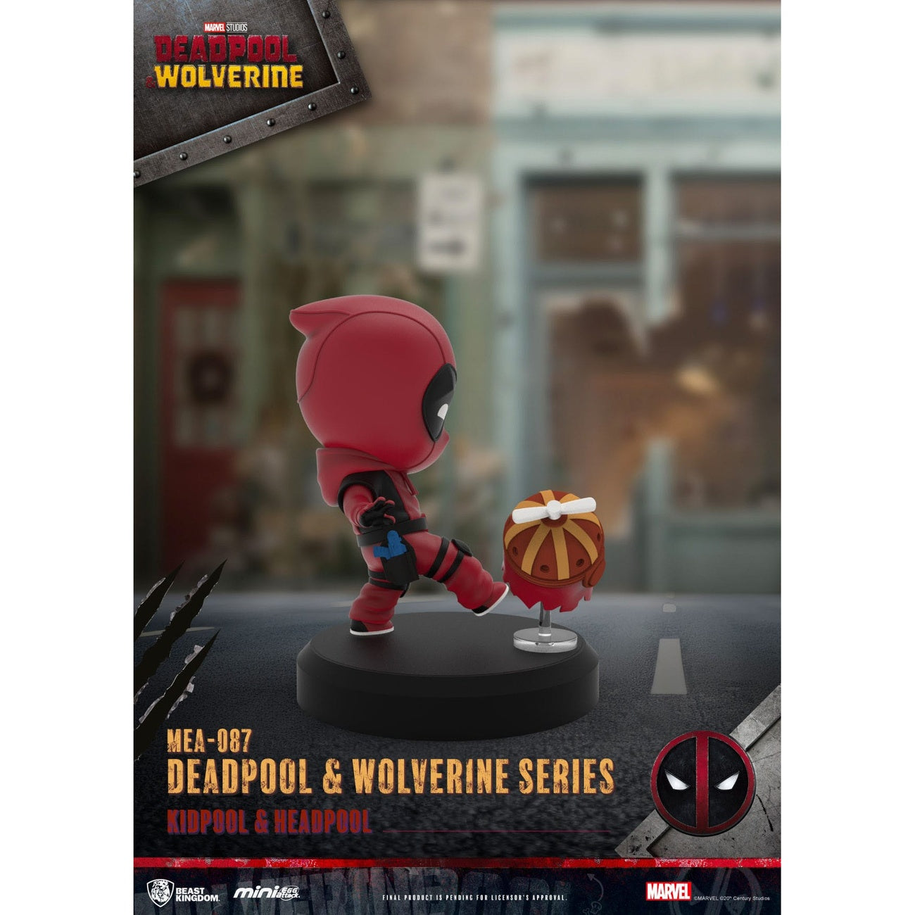 Immagine del prodotto Deadpool 3 Serie Deadpool & Wolverine Set di figure Mini Egg Attack 8 cm