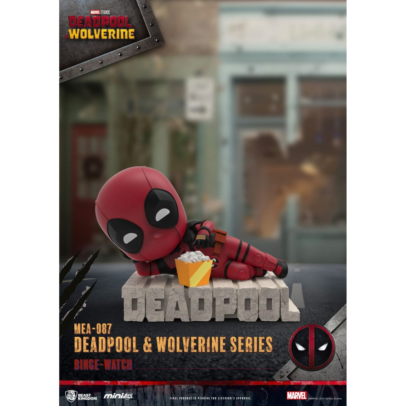 Immagine del prodotto Deadpool 3 Serie Deadpool & Wolverine Set di figure Mini Egg Attack 8 cm