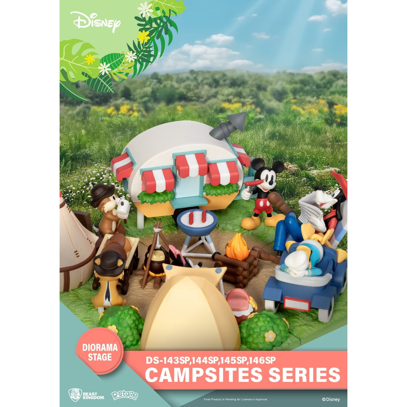 Immagine del prodotto Disney D-Stage Campsite Series Diorama in PVC Chip & Dale Edizione Speciale 10 cm