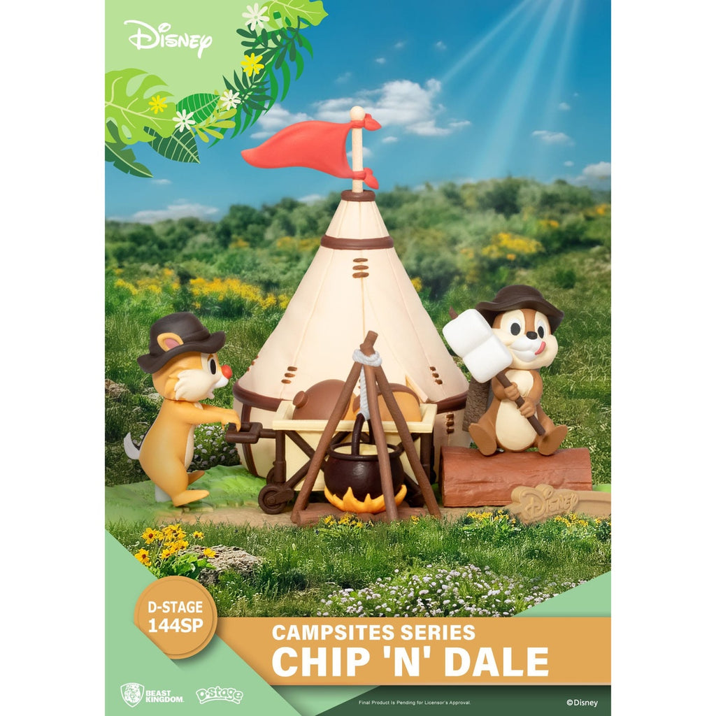 Immagine del prodotto Disney D-Stage Campsite Series Diorama in PVC Chip & Dale Edizione Speciale 10 cm