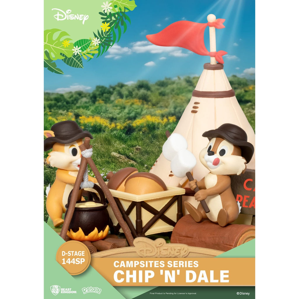 Immagine del prodotto Disney D-Stage Campsite Series Diorama in PVC Chip & Dale Edizione Speciale 10 cm