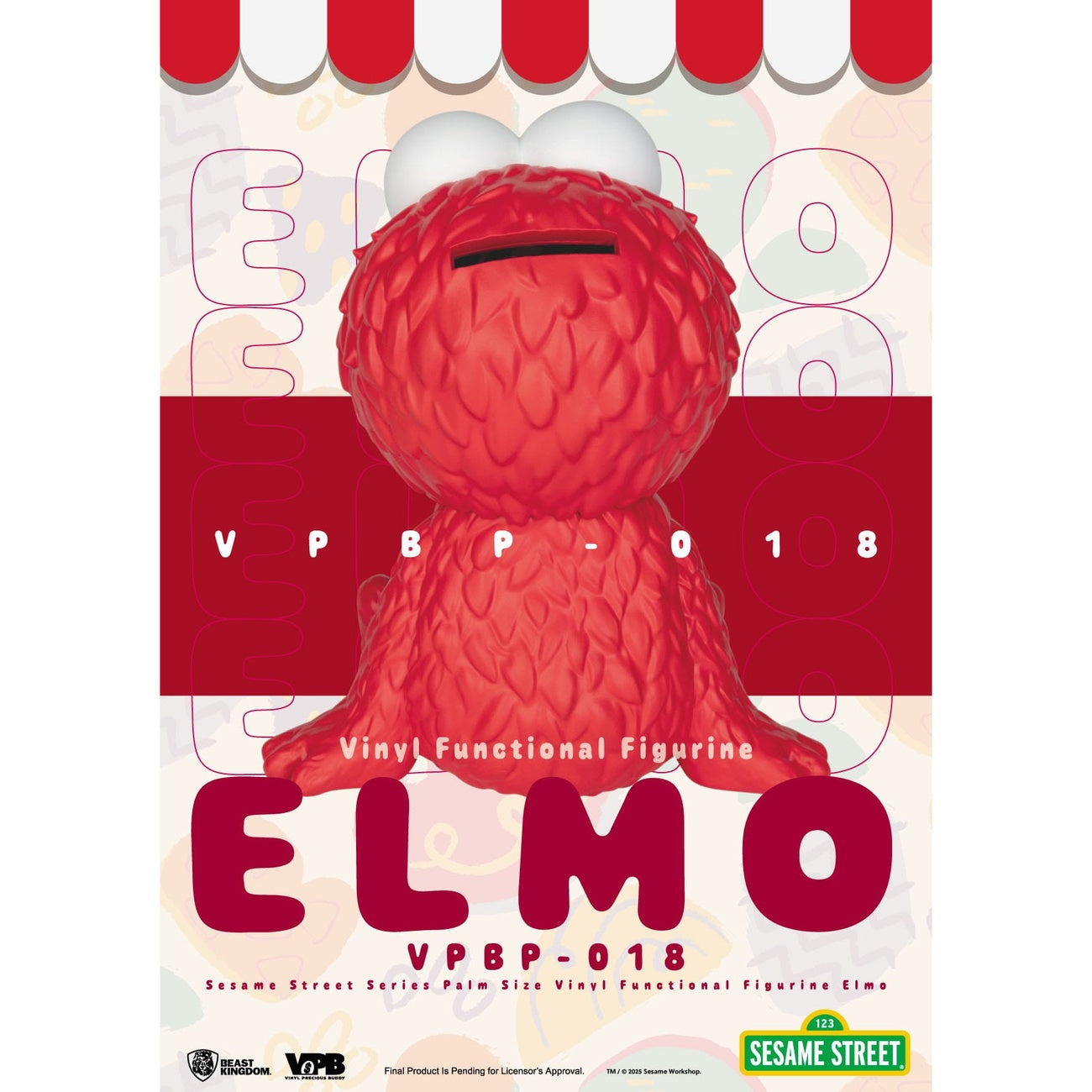 Immagine del prodotto Sesame Street salvadanaio in vinile Elmo 12 cm