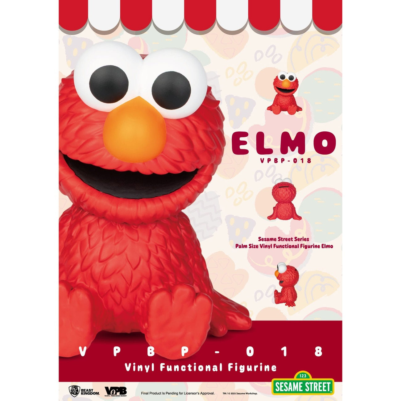 Immagine del prodotto Sesame Street salvadanaio in vinile Elmo 12 cm