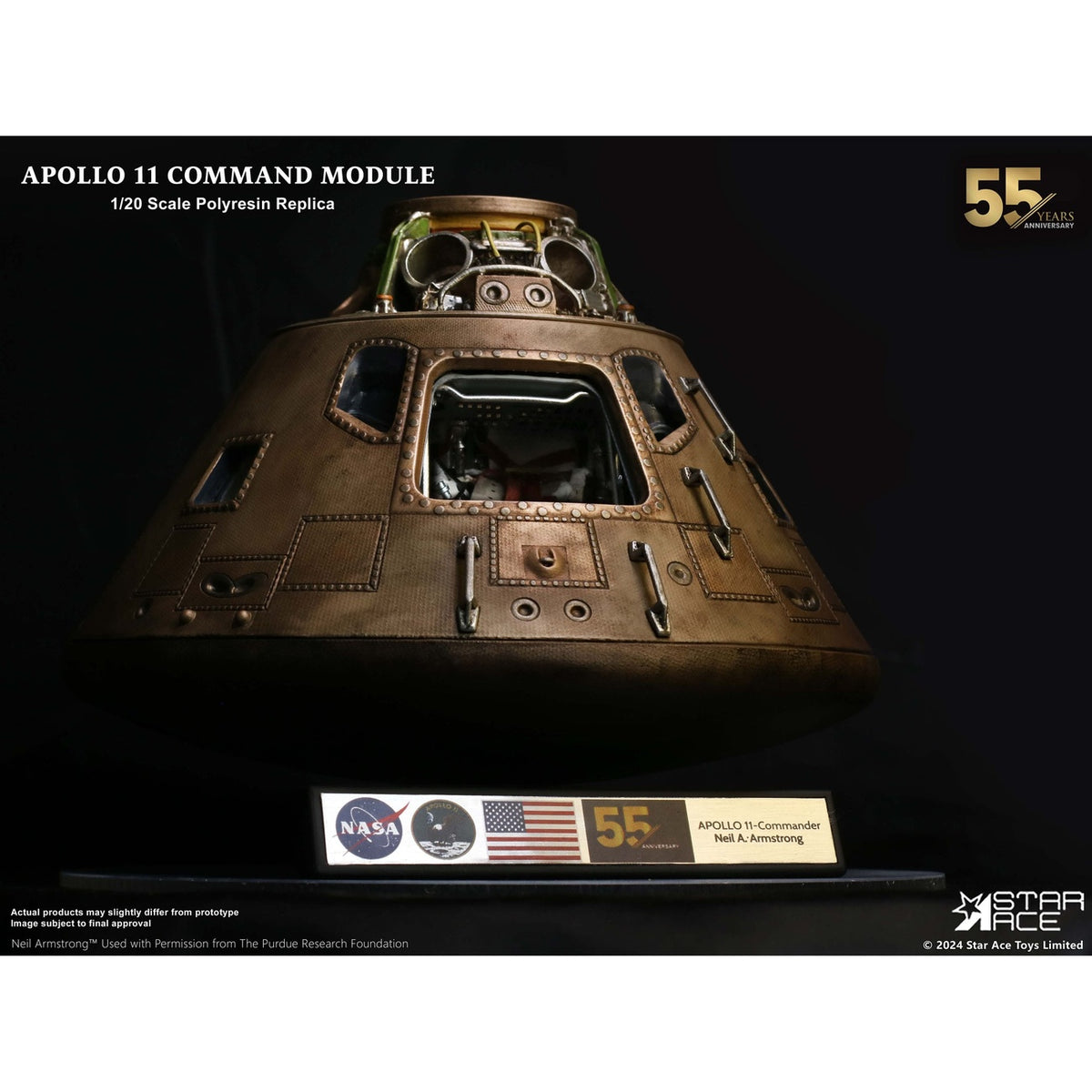 Produktbild Apollo 11 Replik 1/20 Command Module (DX) 20 cm