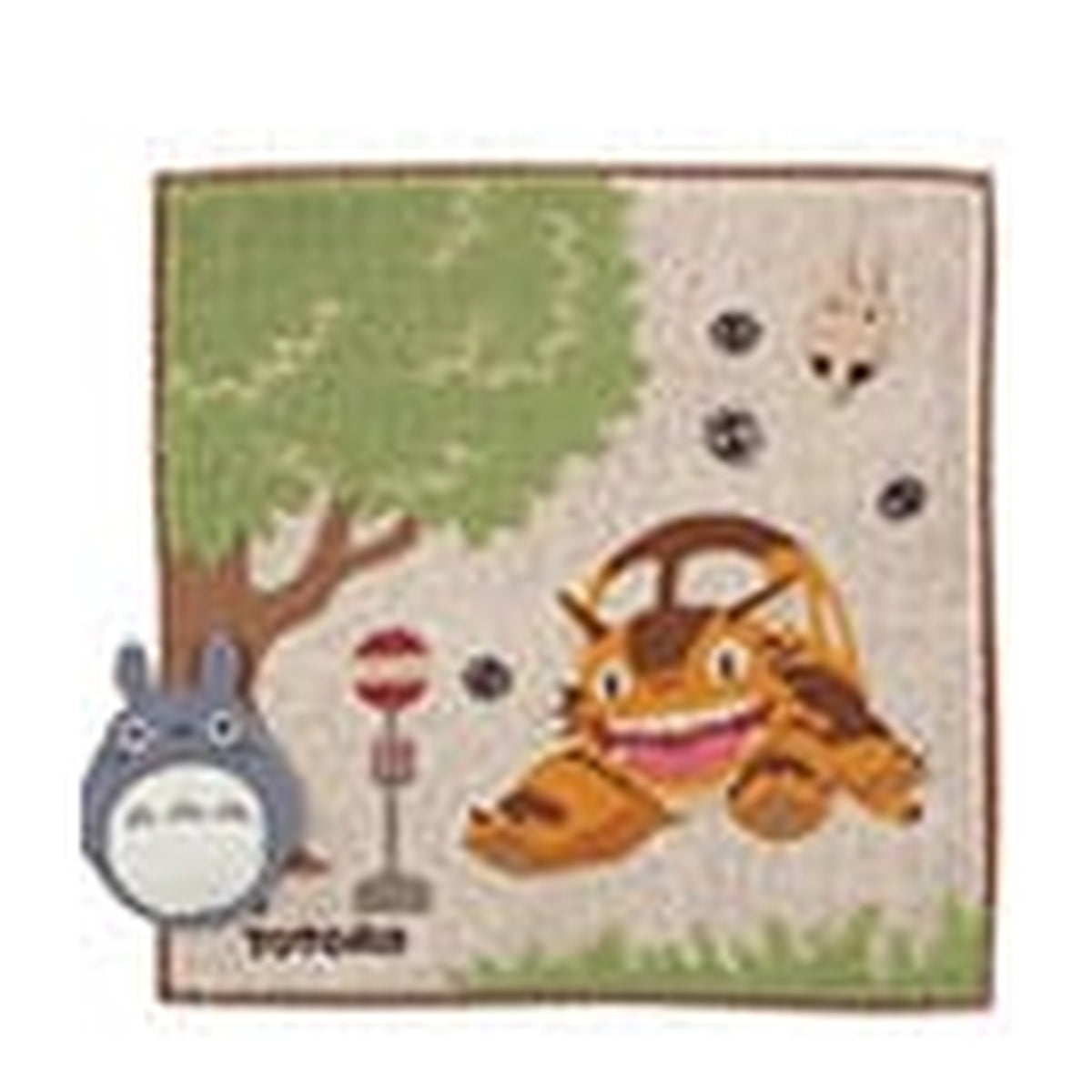Image produit Mon Voisin Totoro mini-serviette Arrêt de bus 25 x 25 cm