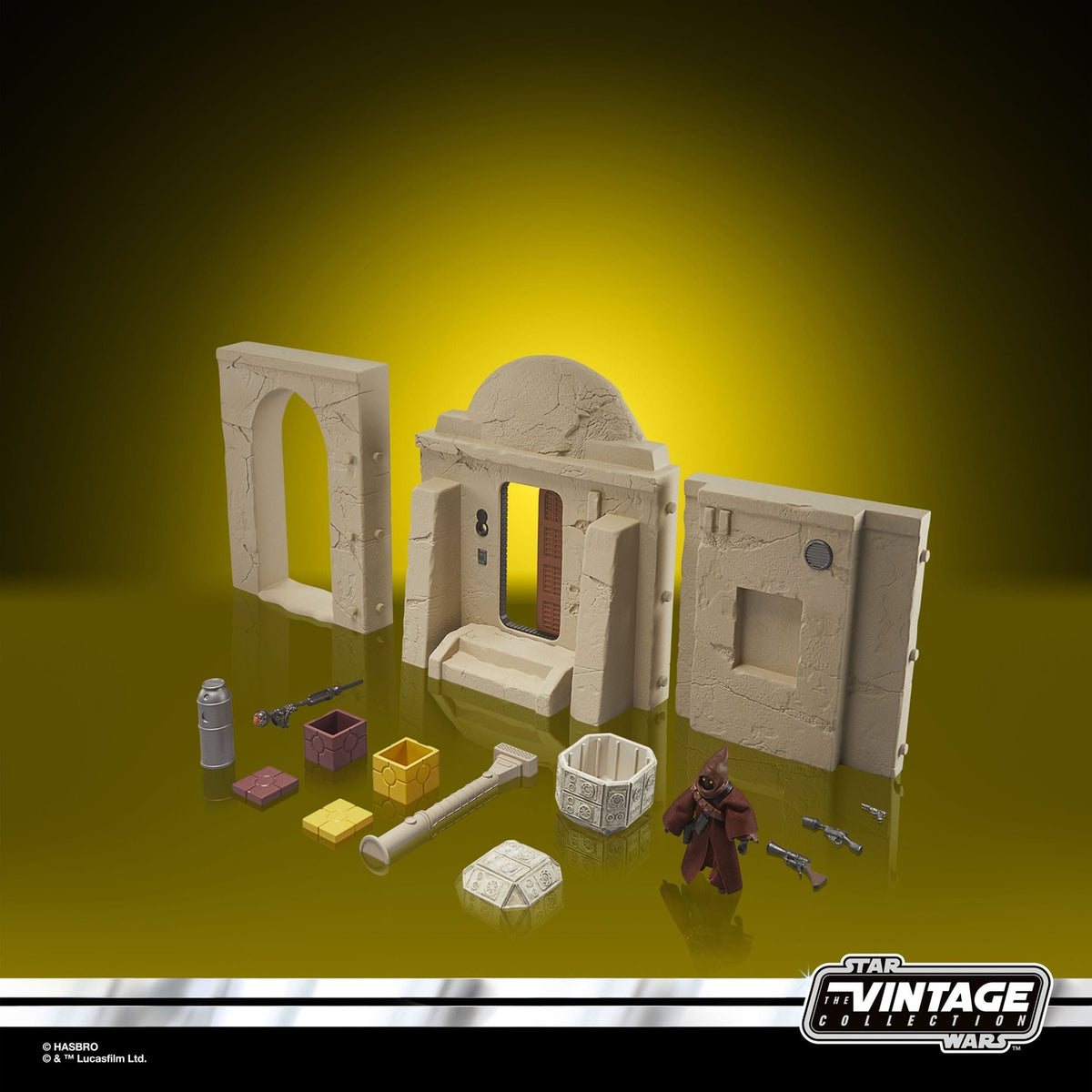 Produktbild Star Wars Episode IV Vintage Collection Playset Streets of Mos Eisley mit Jawa Action Figure