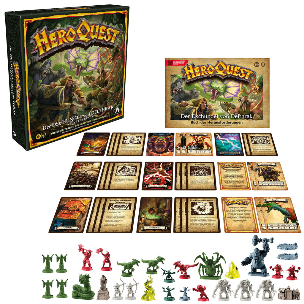 Immagine del prodotto HeroQuest Espansione gioco da tavolo La Giungla di Delthrak Adventure Pack *Versione tedesca*
