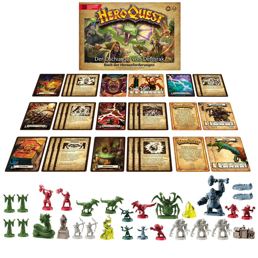 Immagine del prodotto HeroQuest Espansione gioco da tavolo La Giungla di Delthrak Adventure Pack *Versione tedesca*