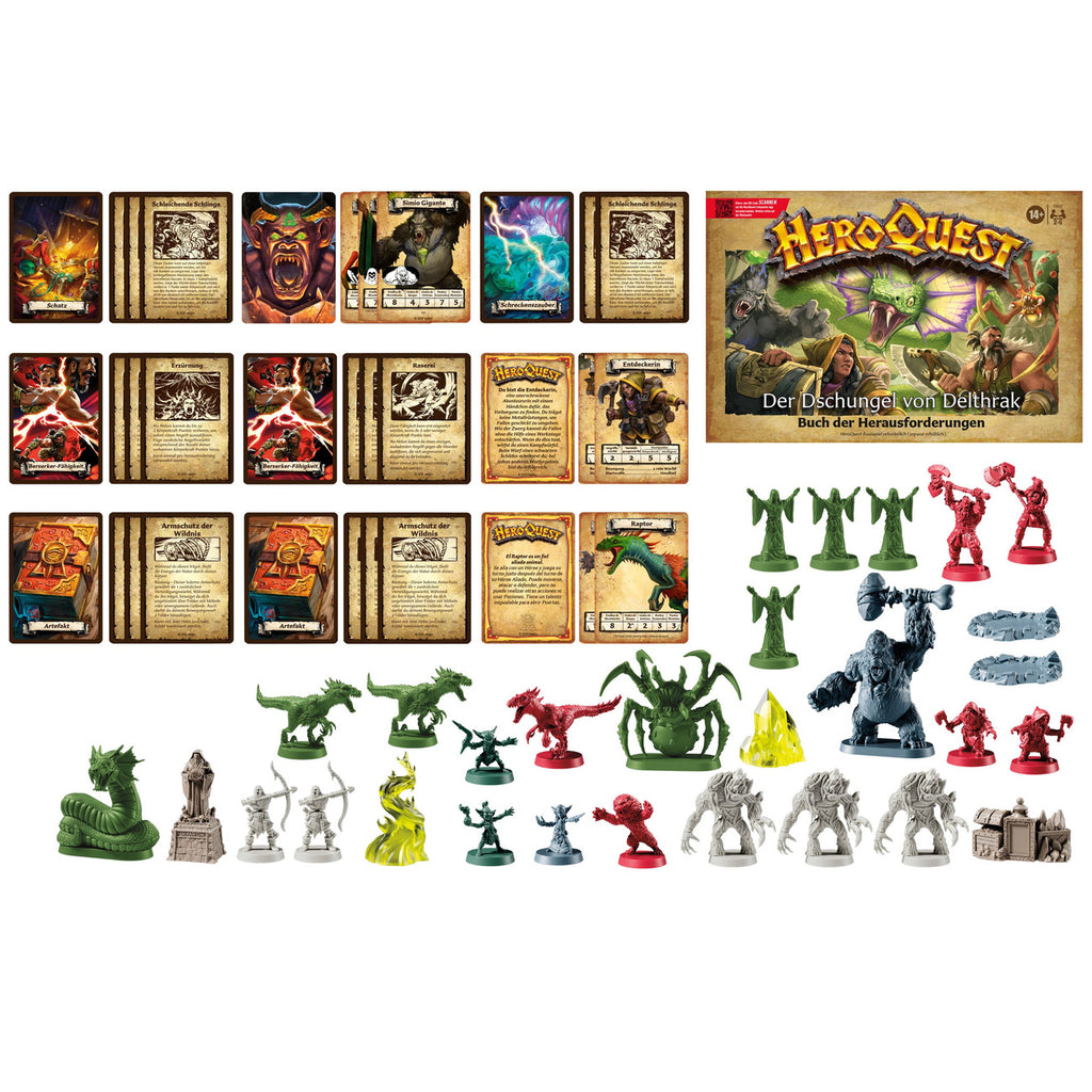 Immagine del prodotto HeroQuest Espansione gioco da tavolo La Giungla di Delthrak Adventure Pack *Versione tedesca*