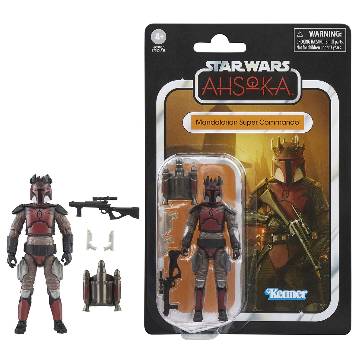Image produit Star Wars : Ahsoka Vintage Collection figurine articulée Mandalorian Super Commando 10 cm