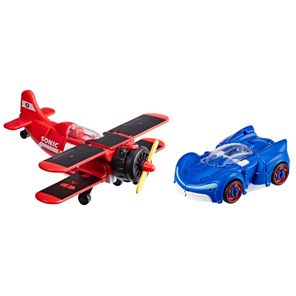 Image produit Sonic the Hedgehog x Transformers Pack de 2 figurines Wingtail & Blue Booster 13 cm