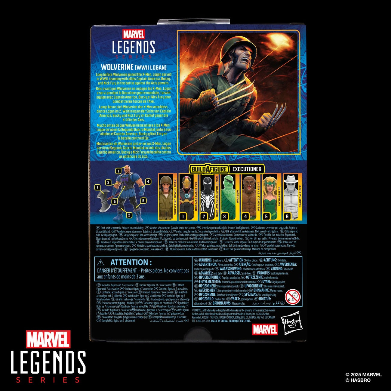 Immagine del prodotto Action figure Marvel Legends Wolverine (WWII Logan) 15 cm