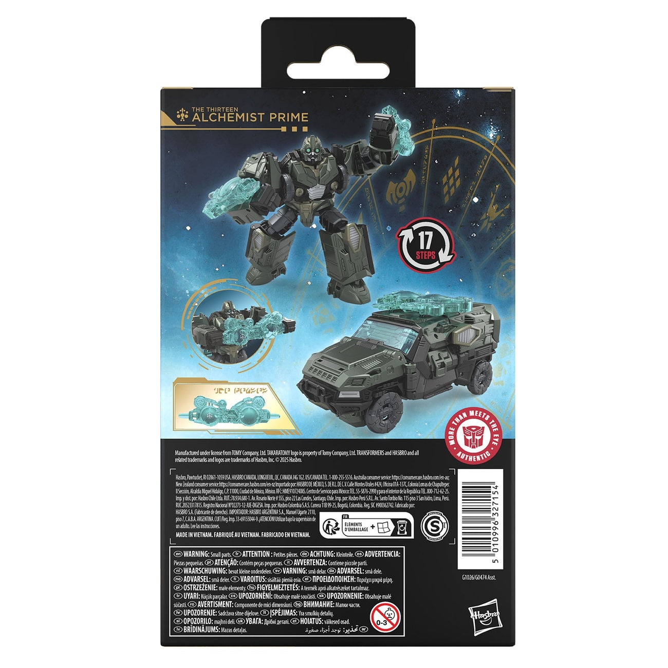 Image produit Transformers Age of the Primes figurine articulée Deluxe Class The Thirteen Alchemist Prime 14 cm