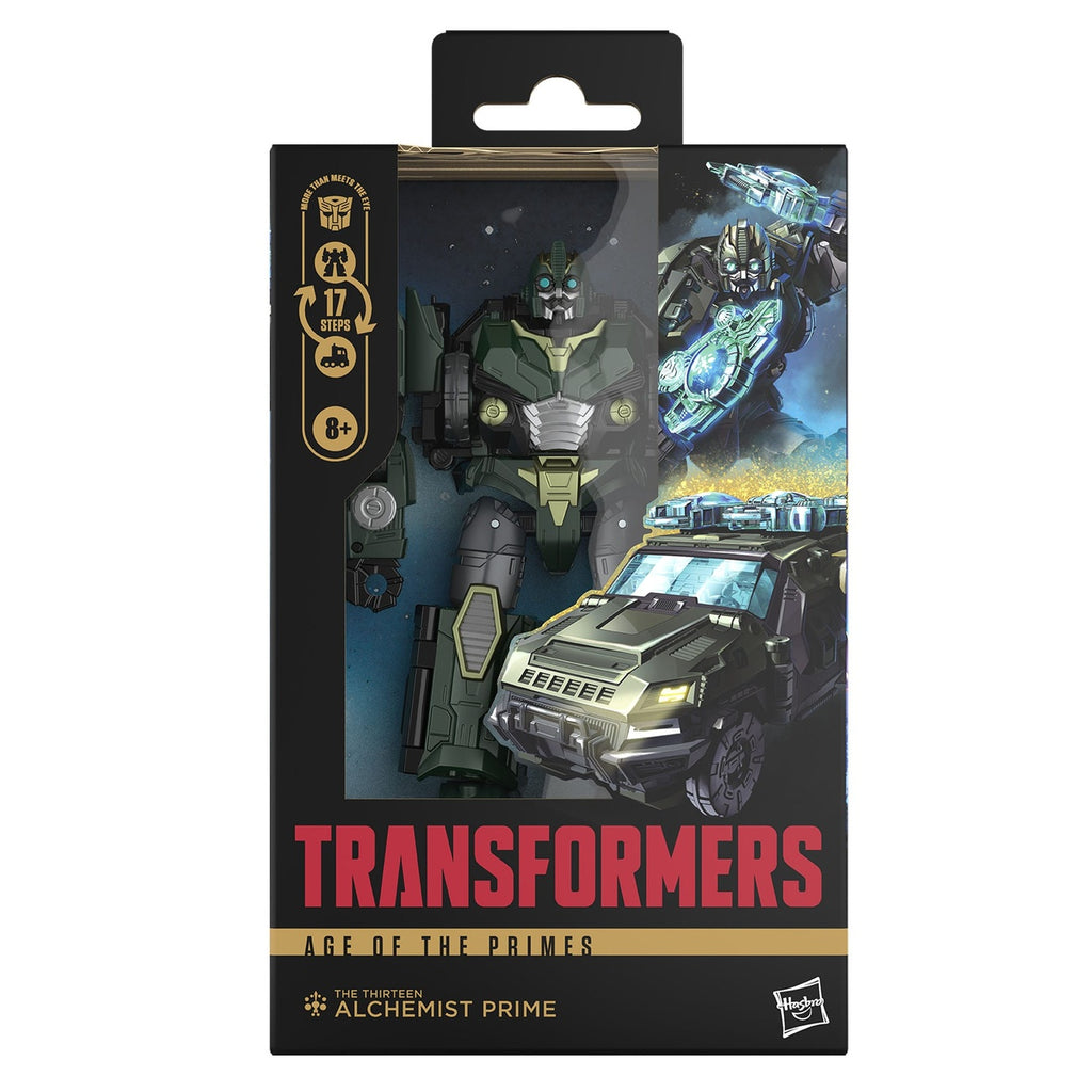 Image produit Transformers Age of the Primes figurine articulée Deluxe Class The Thirteen Alchemist Prime 14 cm