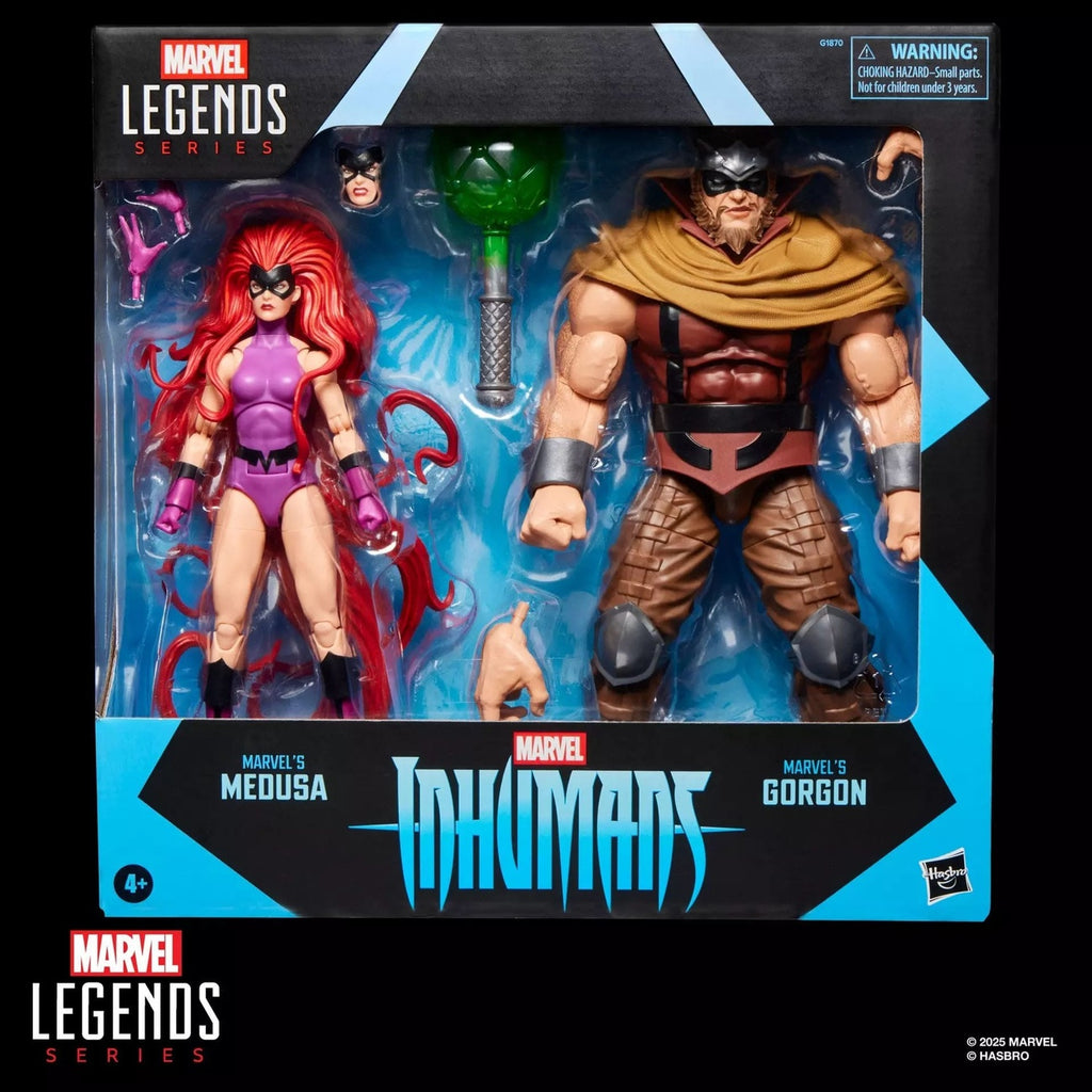 Image produit Inhumans Marvel Legends lot de 2 figurines d’action – Marvel's Medusa & Marvel's Gorgon 15 cm