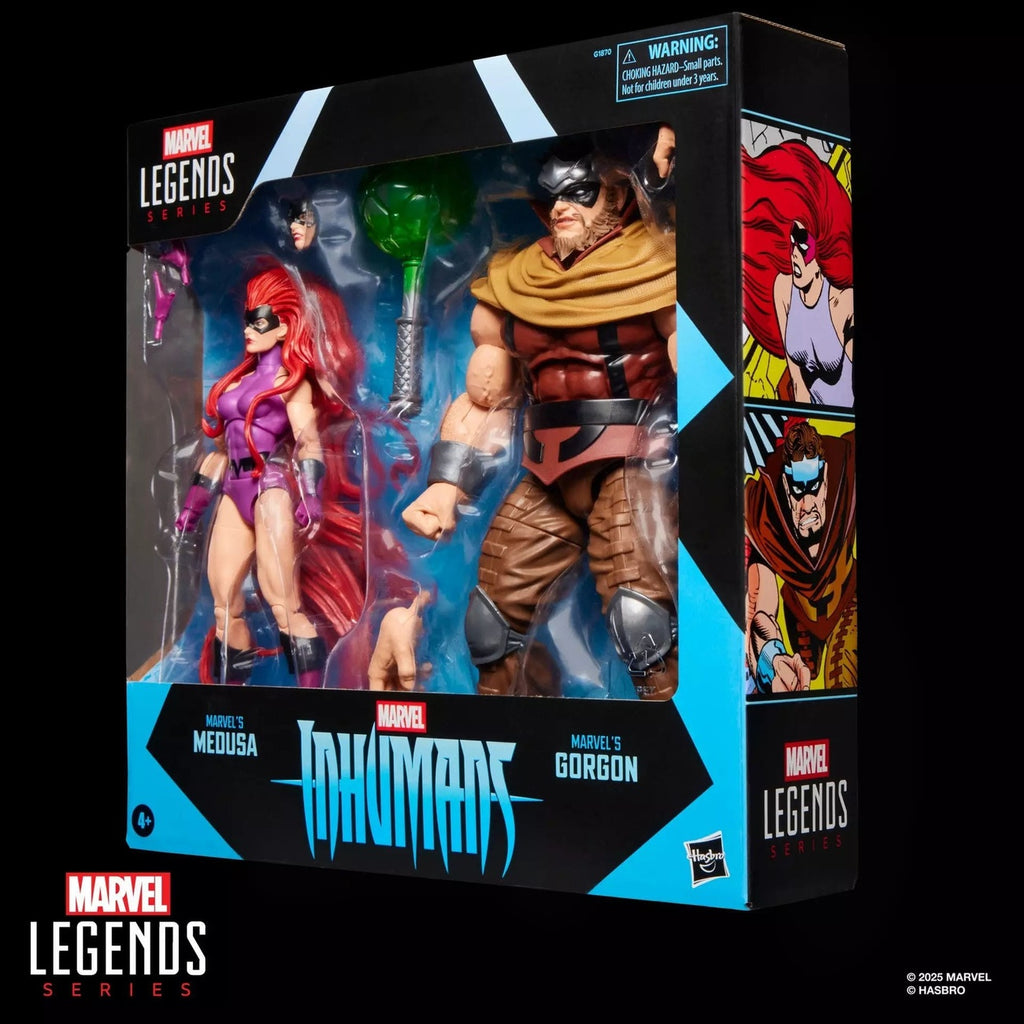 Image produit Inhumans Marvel Legends lot de 2 figurines d’action – Marvel's Medusa & Marvel's Gorgon 15 cm