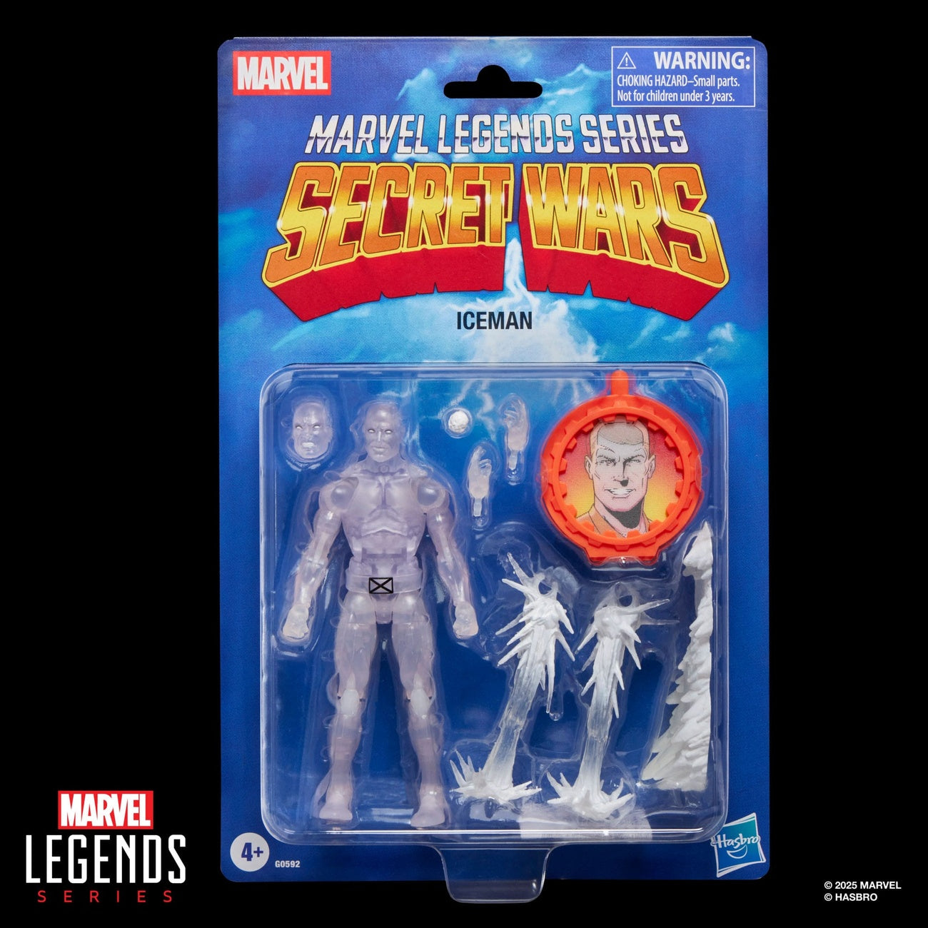 Image produit Secret Wars Marvel Legends figurine rétro Iceman 15 cm
