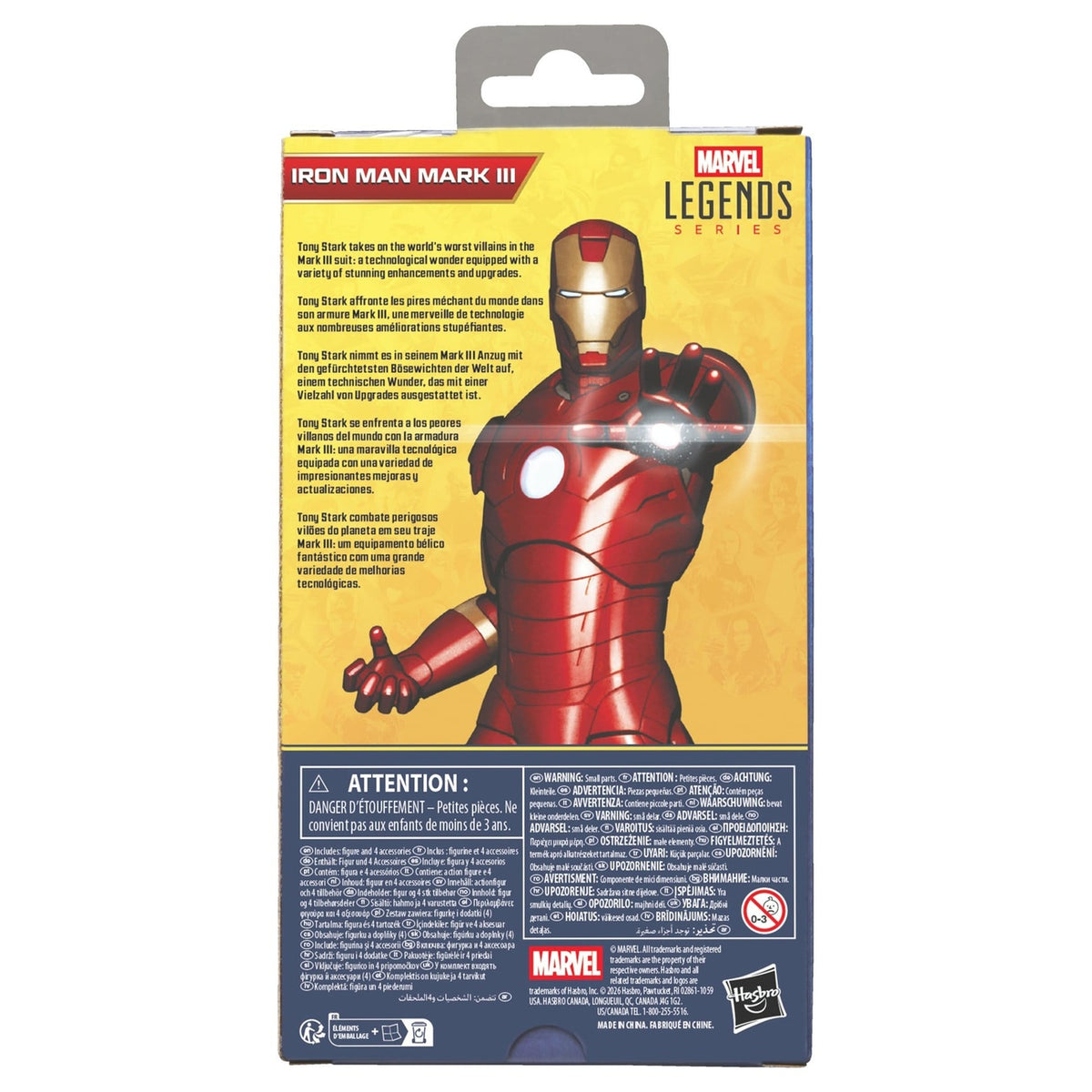 Immagine del prodotto Iron Man Marvel Legends Series action figure Iron Man Mark III 15 cm
