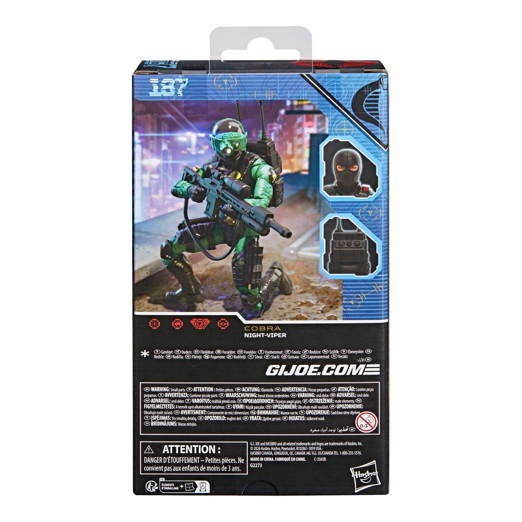 Immagine del prodotto Action figure G.I. Joe Classified Series Night-Viper 15 cm