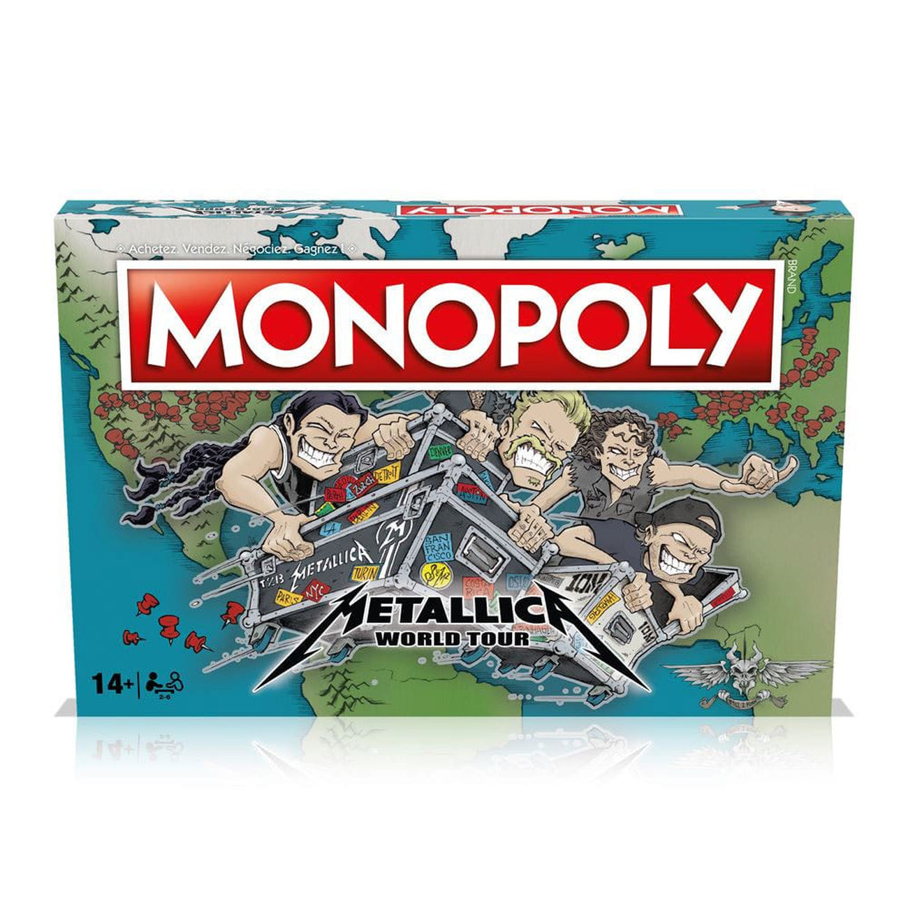 Immagine del prodotto Metallica Monopoly Metallica World Tour *Versione Francese*