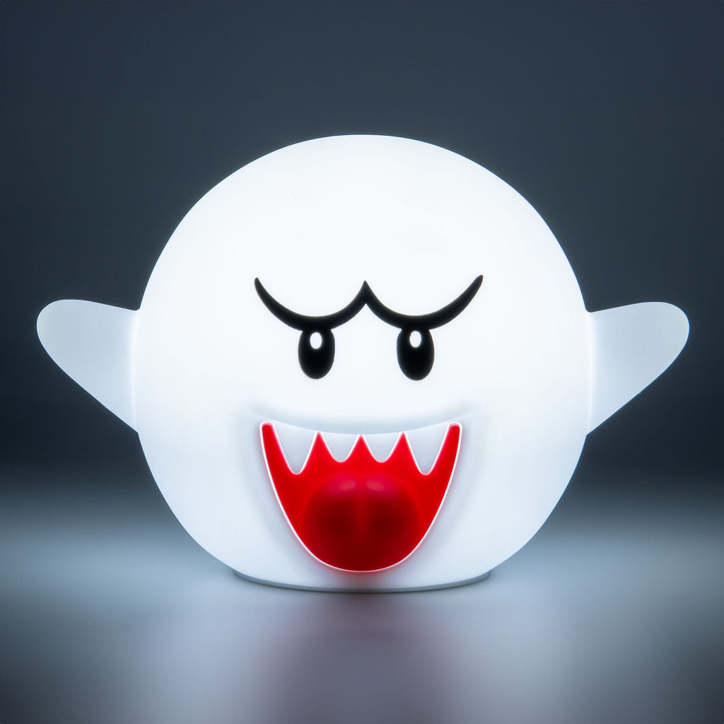 Image produit Super Mario Lampe Squishy Glo en silicone Boo 14 cm
