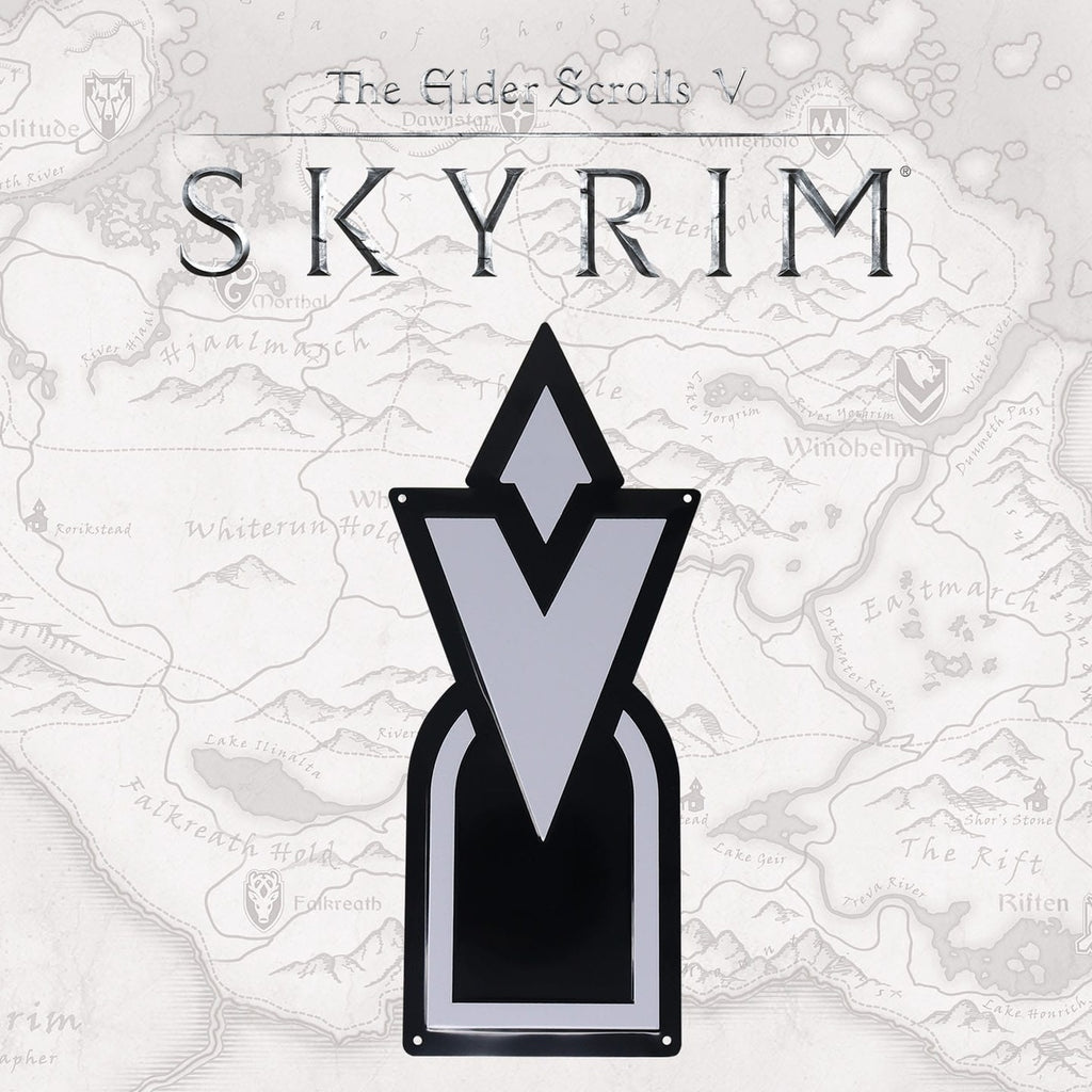 Image produit The Elder Scrolls Skyrim plaque métallique Skyrim Quest Marker