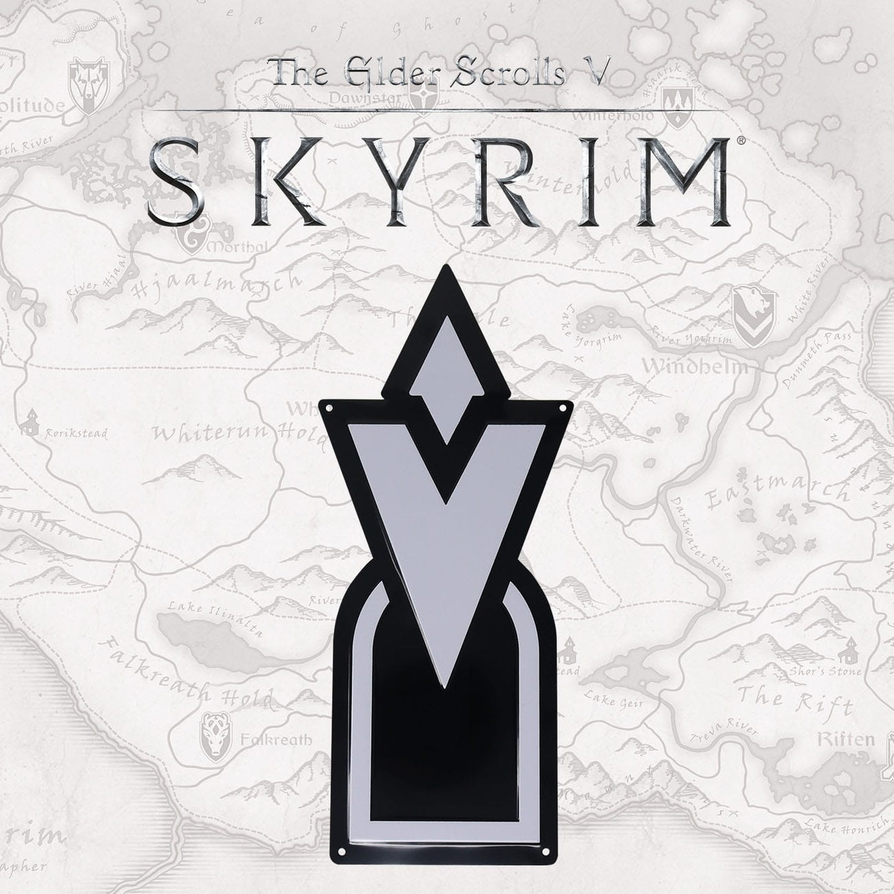 Image produit The Elder Scrolls Skyrim plaque métallique Skyrim Quest Marker