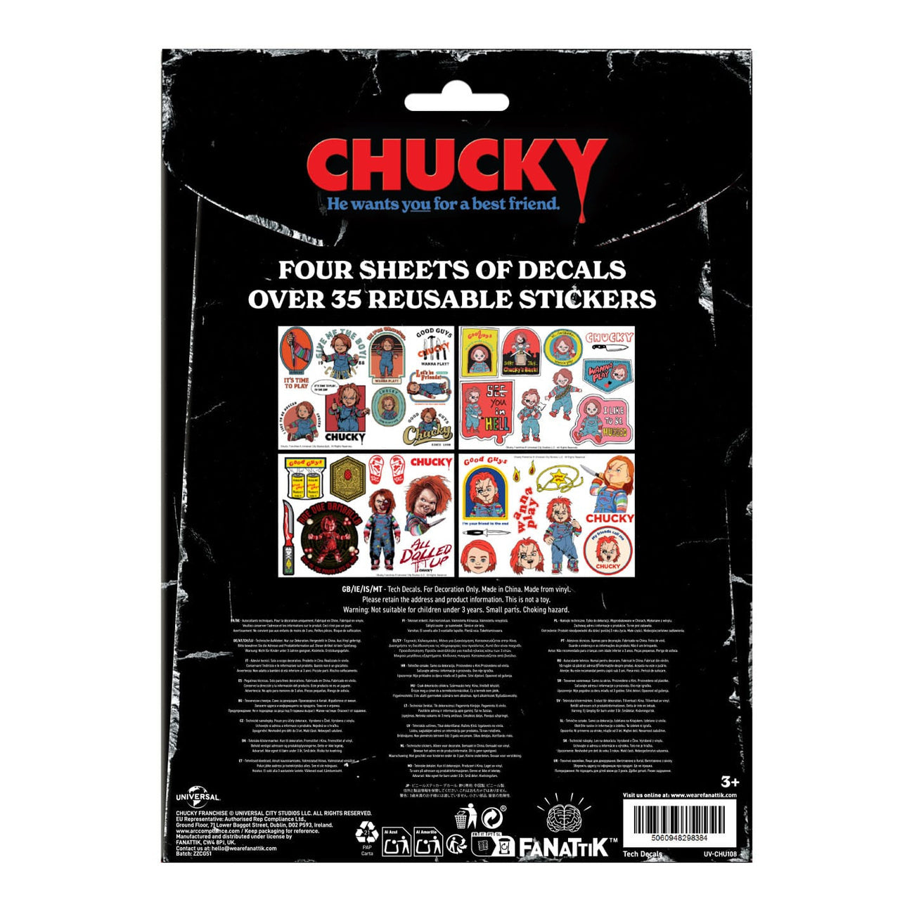 Produktbild Chucky Tech Sticker Pack