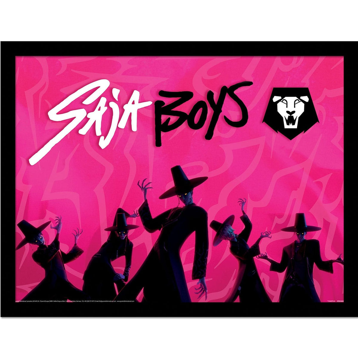 Immagine del prodotto K-Pop Demon Hunters Collector Print – Poster incorniciato Saja Boys Idol