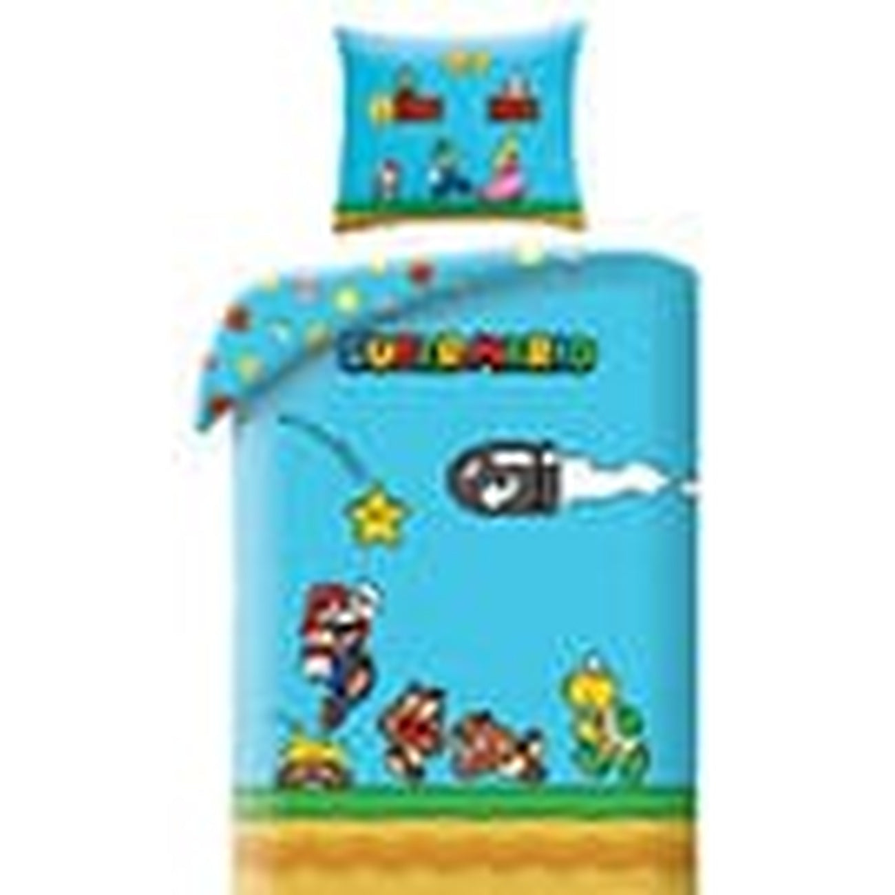 Immagine del prodotto Biancheria da letto Super Mario Ver. 3 140 x 200 cm / 70 x 90 cm