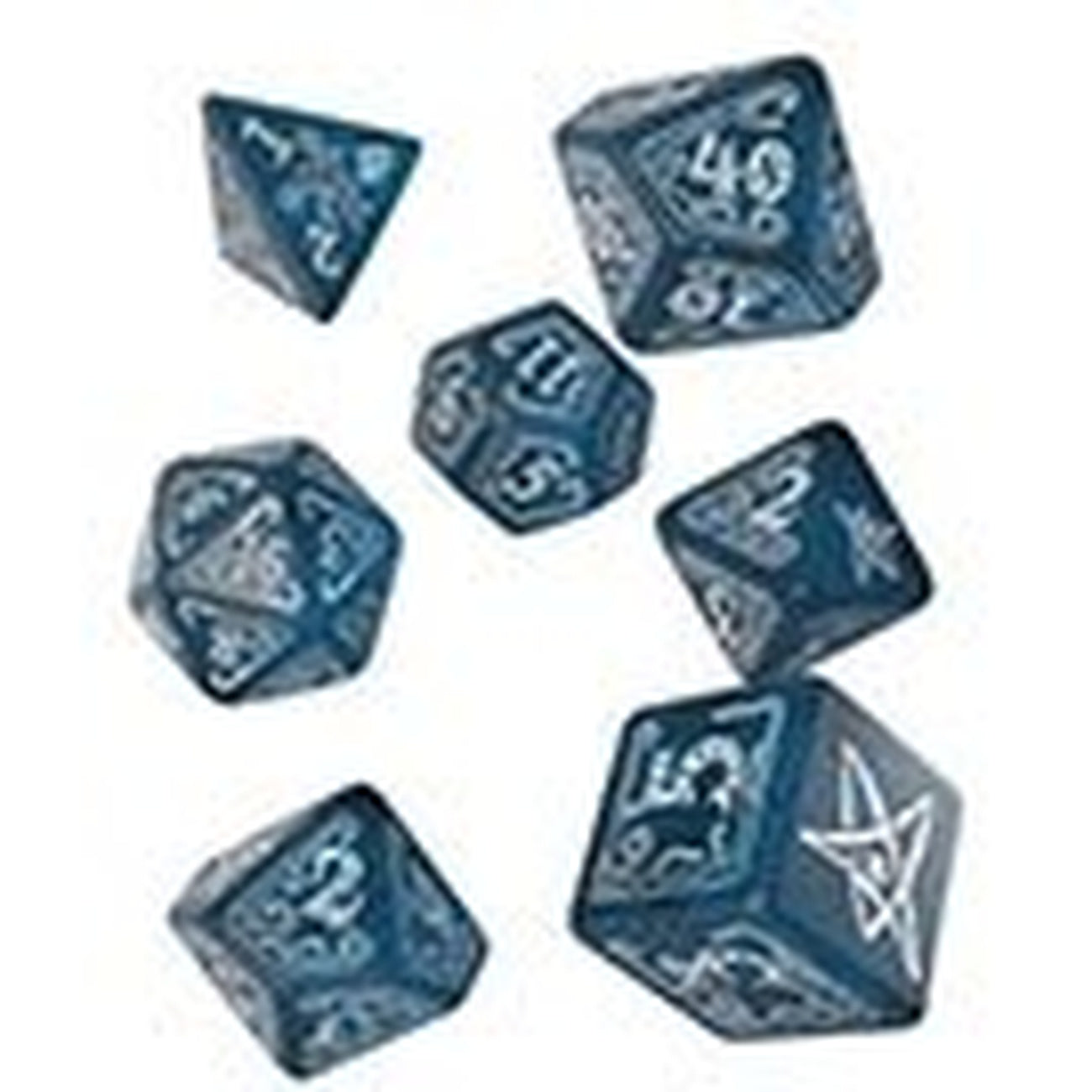 Produktbild Call of Cthulhu Würfel Set Abyssal & White (7)